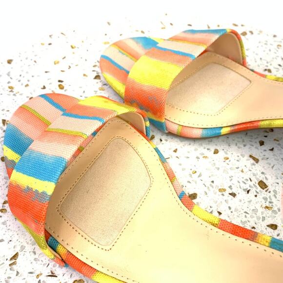 Alex Marie Deltan Style Cork Insert Block Heels Women's size 8.5, melon - Picture 9 of 14